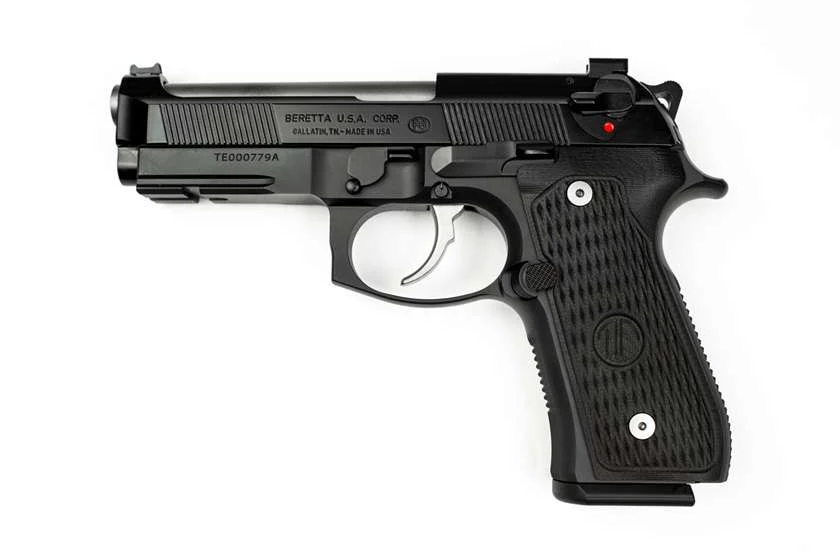 Beretta J92GQ9LTT 92G Elite LTT Centurion 9mm 10+1 Pistol, Black Steel Slide, Polymer Grip, SA/DA Action