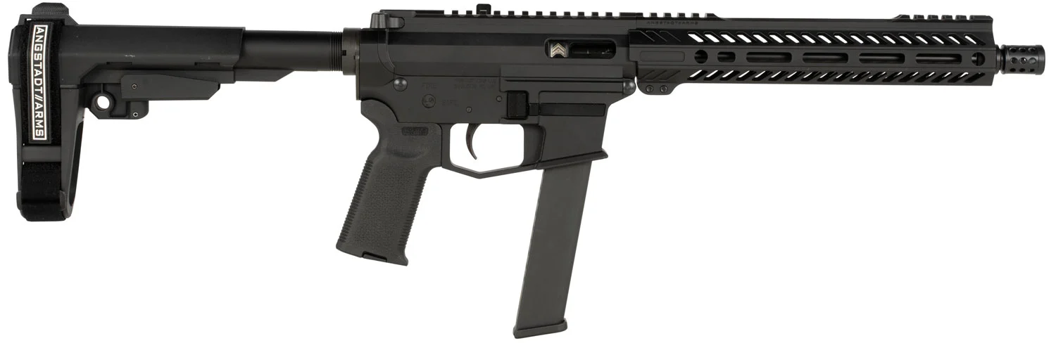 Angstadt Arms AAUDP09B01 UDP-9 9mm Luger 10.5" 15+1 Pistol, Black Hard Coat, Magpul K2 Brace