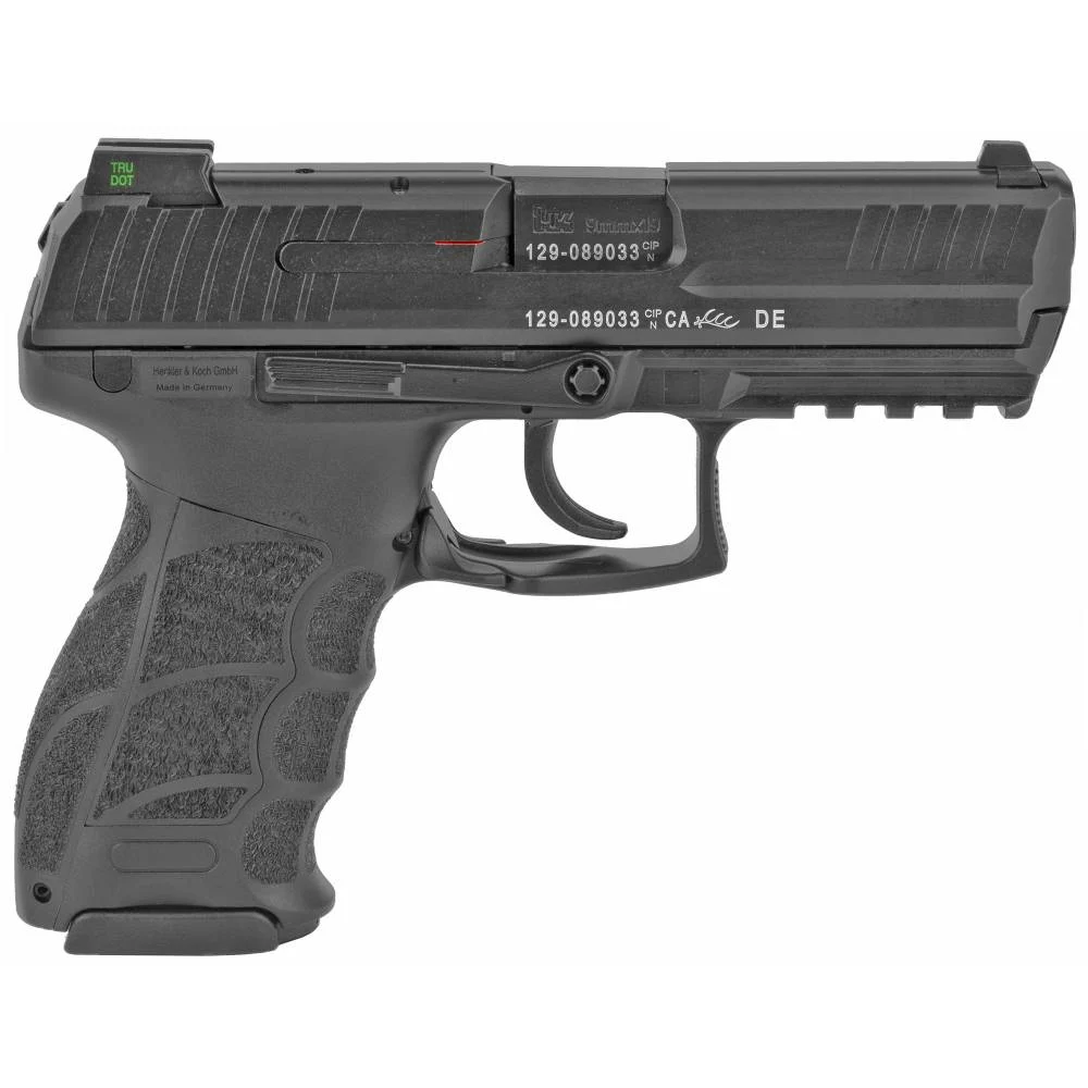 HK 91000014 P30 V1 LEM 9mm 10+1 DAO Pistol Black Steel Interchangeable Backstrap Grip