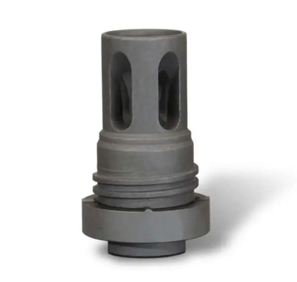 Yankee Hill 431536A Mini QDFlash Hider 5.56 NATO Black Phosphate 1/2"-36 tpi