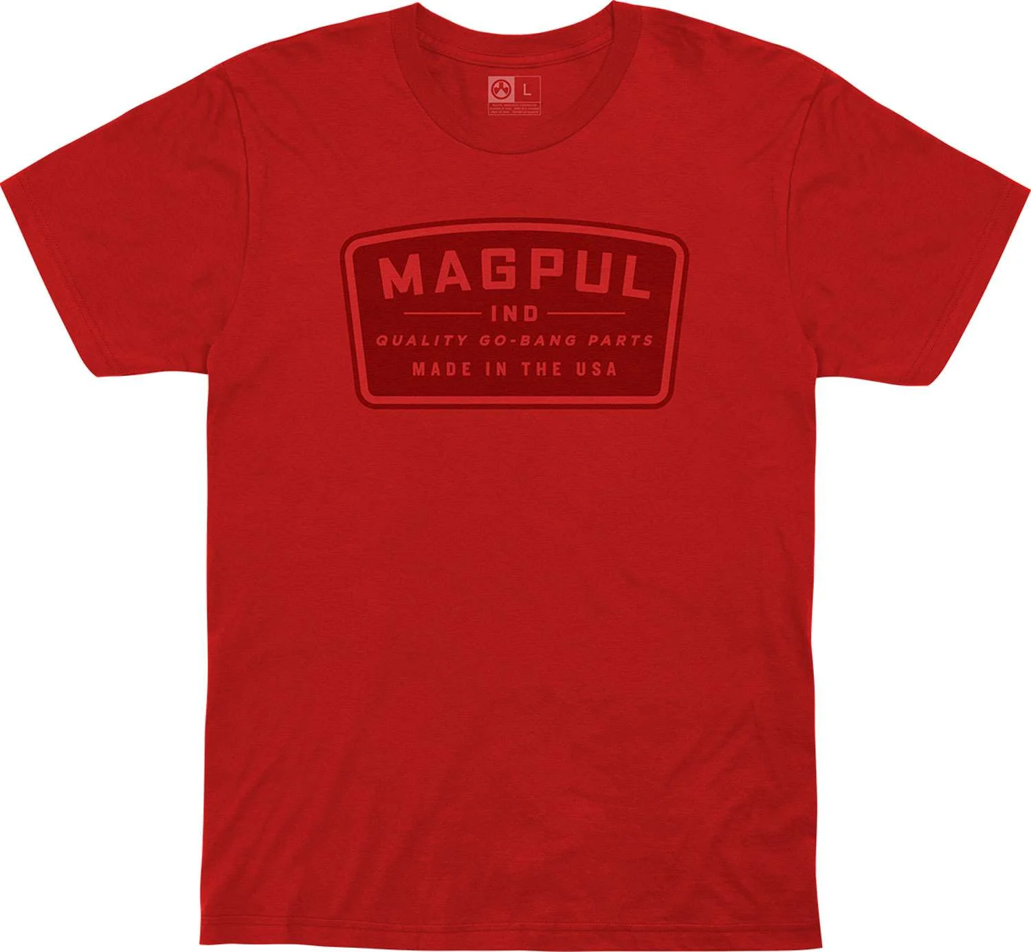 Magpul MAG1111-610-XL Go Bang PartsRed XL Short Sleeve