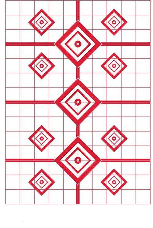 Pro-Shot RSI-200YT-5PK Rifle Sight-InDiamond Paper Target 23" x 35" 5 Per Pack