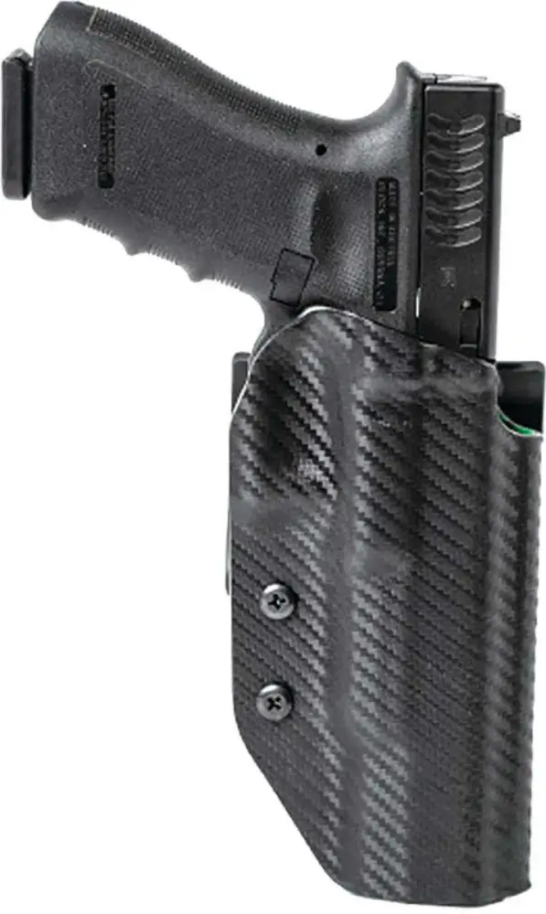Uncle Mikes 54RNC15BGR Range/CompetitionBlack/Green OWB Glock 17/22/34/35 Right Hand