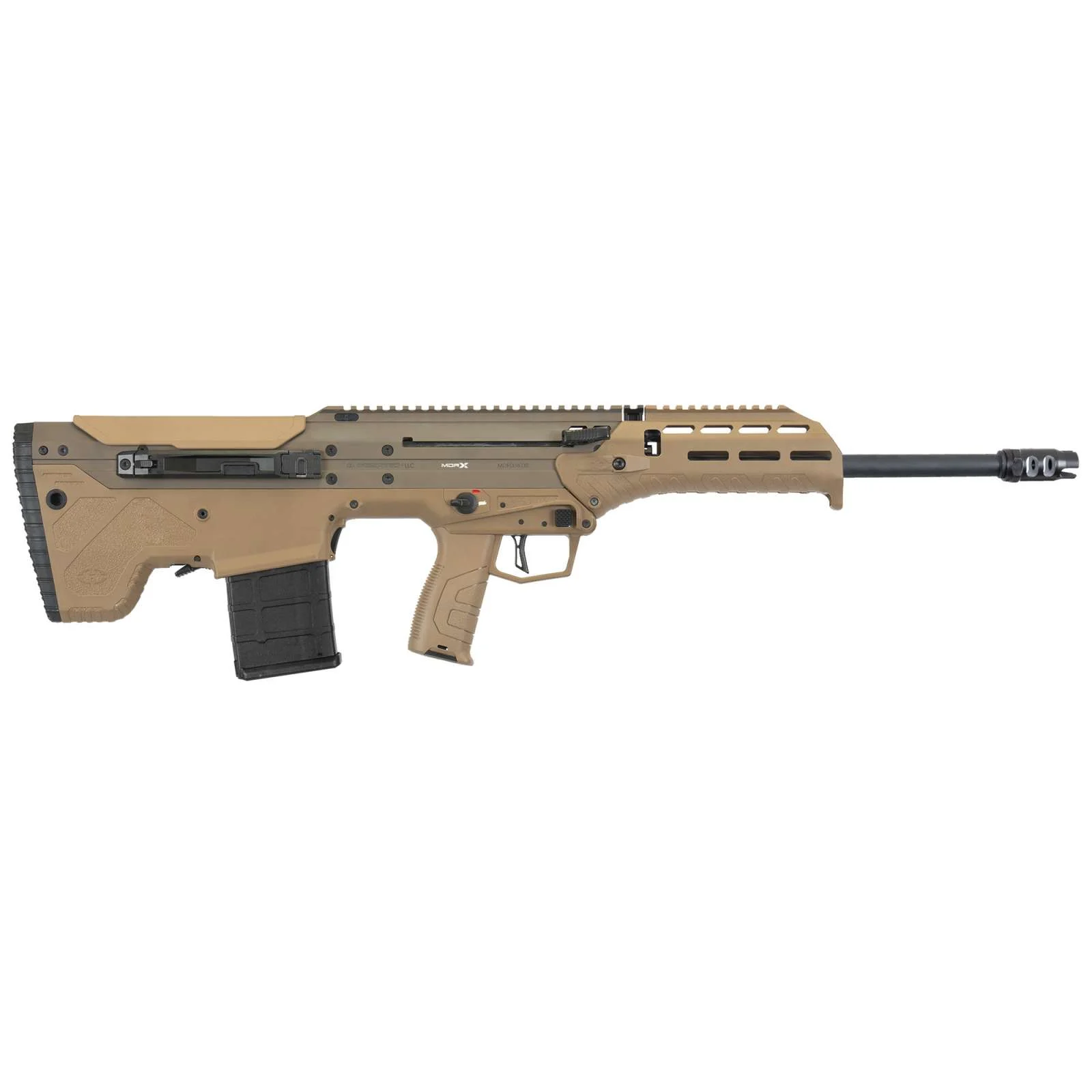 Desert Tech DTMDRXSFFCBBFE MDRX 6.5 Creedmoor 20+1 Semi-Auto Bullpup, Flat Dark Earth, Ambidextrous Design