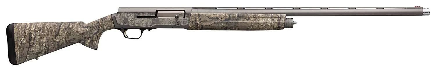 Browning 118952005 A5 Wicked Wing 12 GA 4+1 Semi-Auto Shotgun, Tungsten Gray Cerakote, Realtree Timber Stock