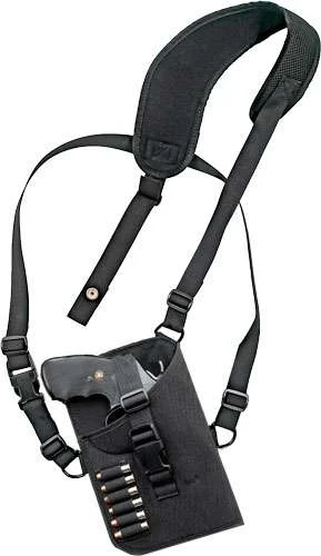 Grovtec US Inc GTHL15102R Trail Pack Ergo Holster Black Shoulder/Belt 3-4"DA Revolver Right Hand