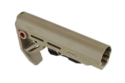 Strike VIPERESMOD1FDERD MOD1 Mil-Spec AR-15/M-16 Flat Dark Earth/Red Polymer Stock