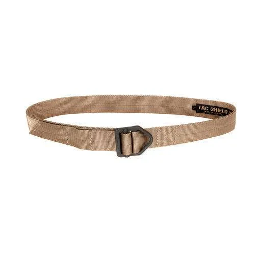 TACSHIELD (MILITARY PROD) T32SMTN Tactical Riggers Belt 30"-34" Double Wall Webbing Coyote Small 1.75" Wide