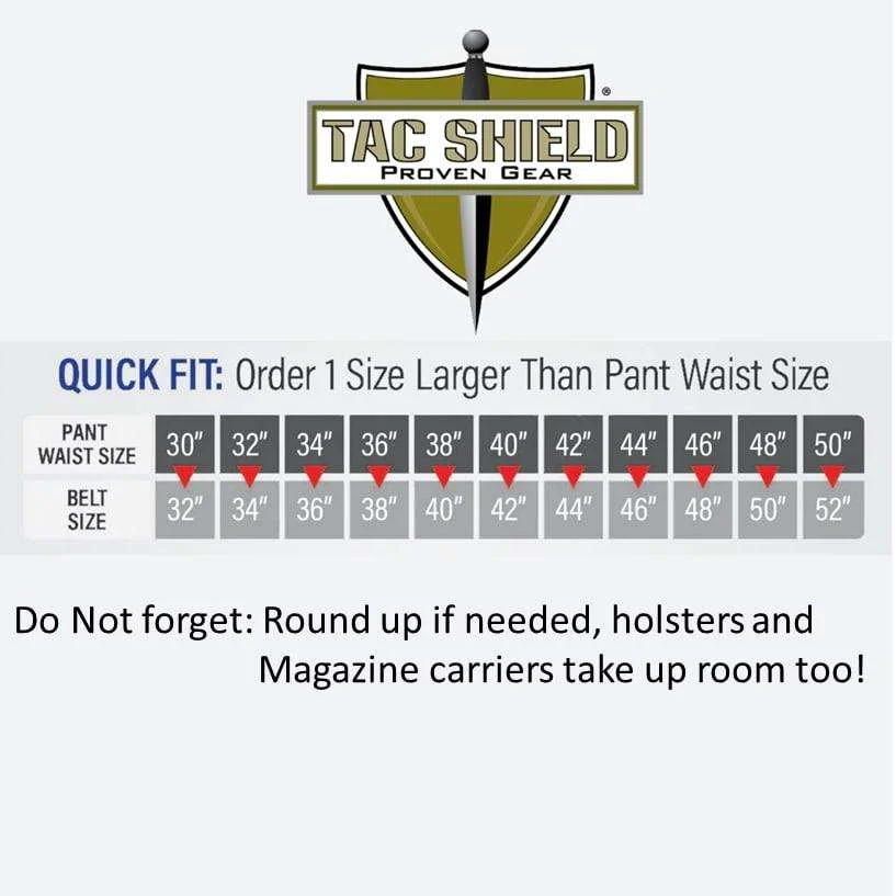TACSHIELD (MILITARY PROD) T32LGTN Tactical Riggers Belt 38"-42" Double Wall Webbing Coyote Large 1.75" Wide