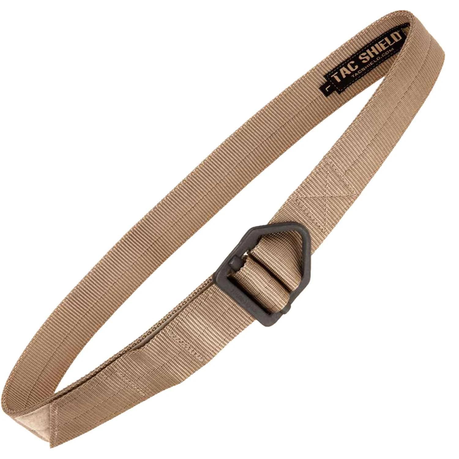 TACSHIELD (MILITARY PROD) T32XLTN Tactical Riggers Belt 42"-46" Double Wall Webbing Coyote XL 1.75" Wide