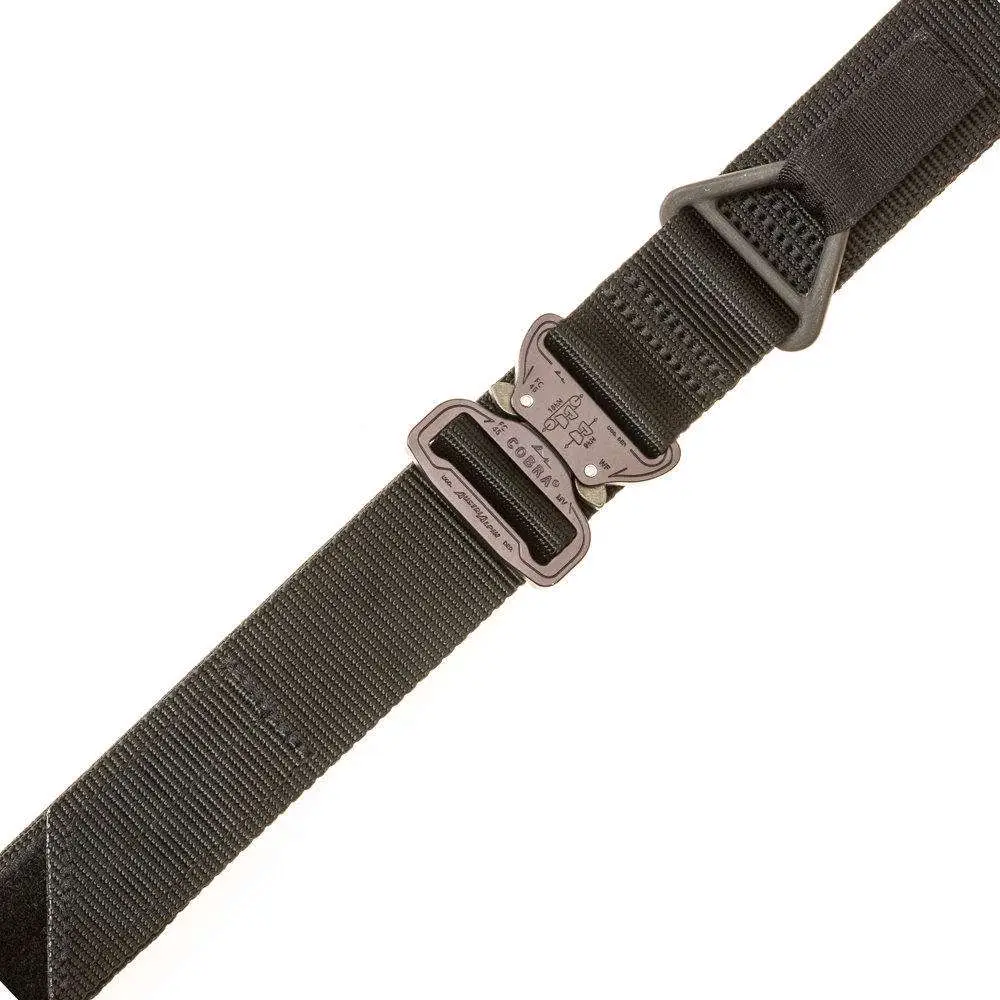 TACSHIELD (MILITARY PROD) T33C-MDBK Cobra Riggers Belt 34"-38" Double Wall Webbing Black Medium 1.75" Wide