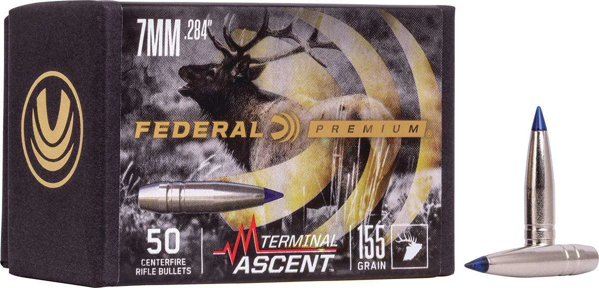 Federal PB284TA1 Terminal Ascent7mm .284 155 gr Terminal Ascent 50 Per Box