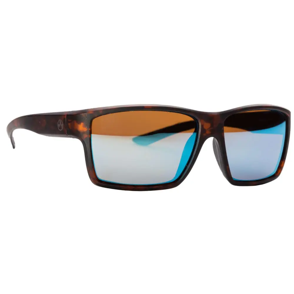Magpul MAG1147-1-204-2020 Explorer Eyewear Polycarbonate Bronze w/Blue Mirror Lens w/Tortoise Frame