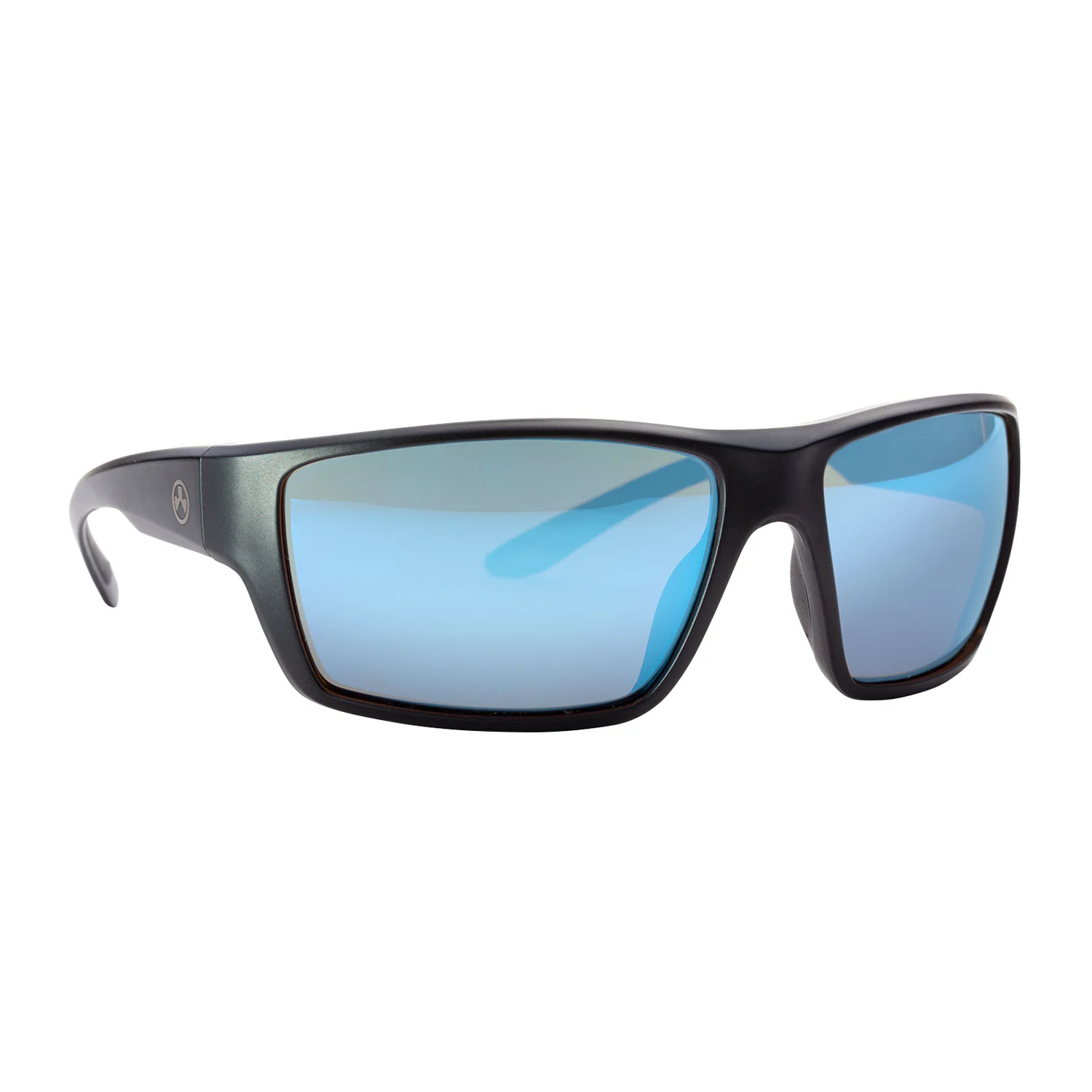 Magpul MAG1146-1-001-3020 Terrain Eyewear Polycarbonate Rose w/Blue Mirror Lens w/Black Frame