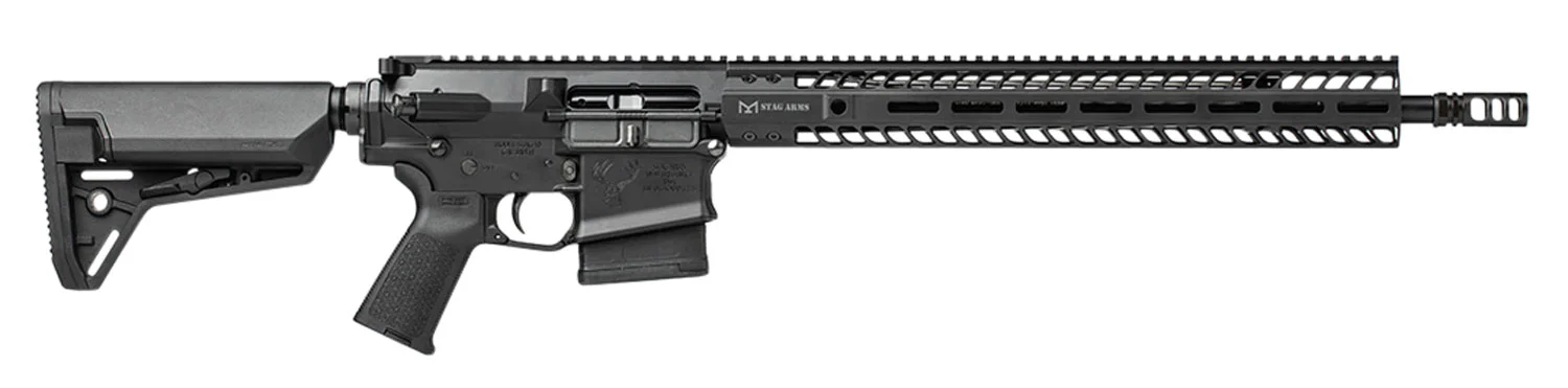 Stag Arms 10000102 Stag 10 .308 18" 10+1 Rifle: Black Anodized, Adjustable Stock, M-LOK Handguard