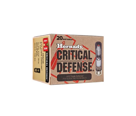 Hornady: 410 Critical Defense - Triple Defense 2 1/2, 20/Box