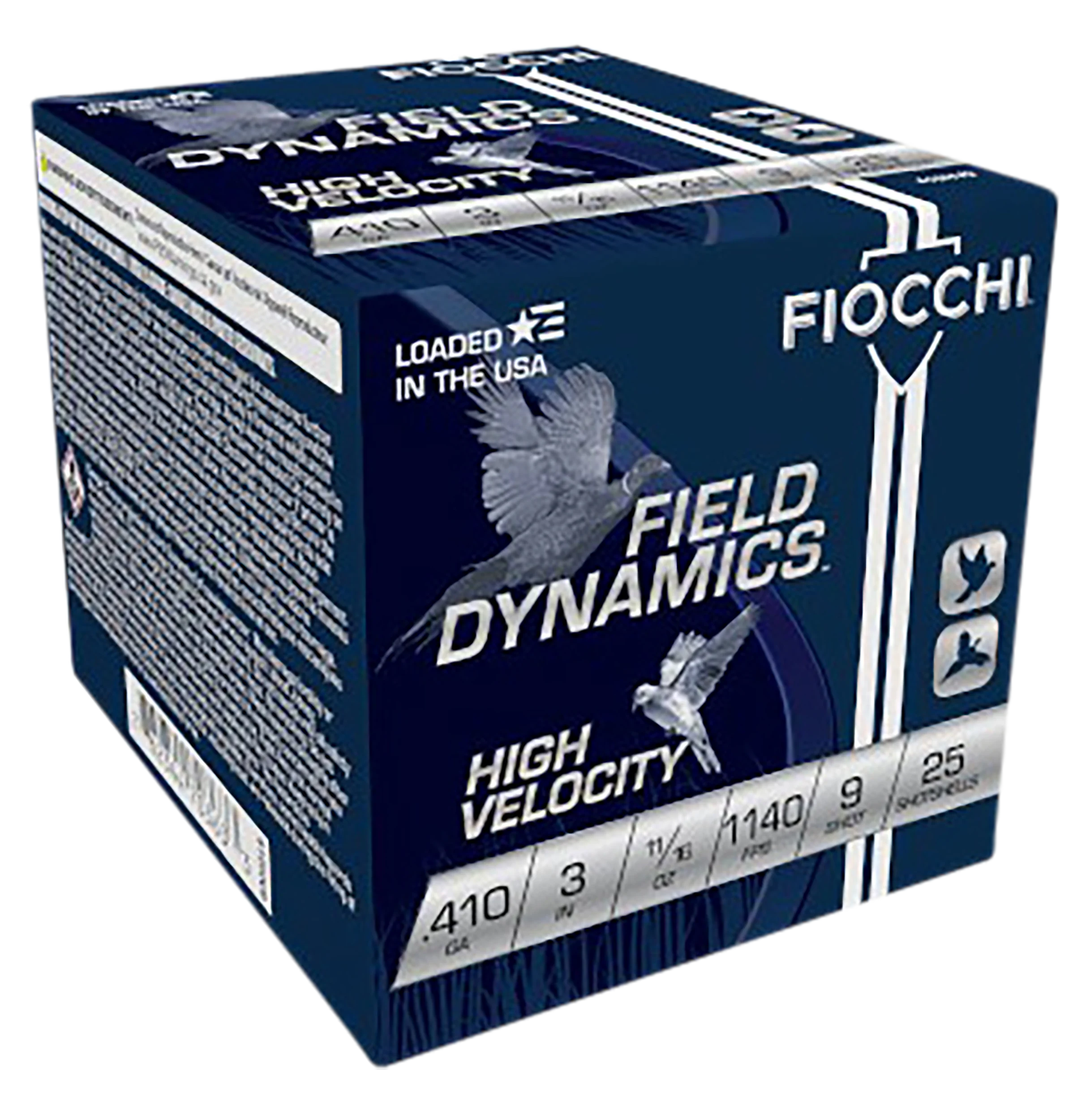 Fiocchi Field Dynamics High Velocity 410Gauge 3" 11/16oz #9 - 25RDS