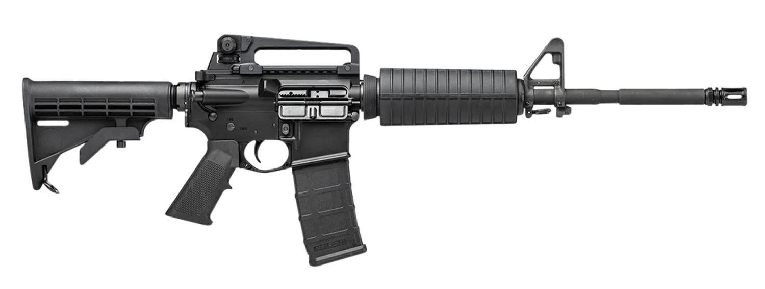 Stag Arms 15001101 Stag 15 M4 Semi-Auto 5.56 NATO 30+1 Rifle: Black, 16" Chrome Lined Barrel, Mil-Spec Stock