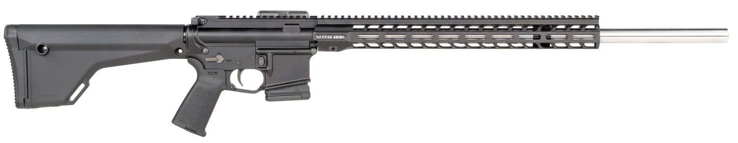 Stag Arms 15010711 Stag 15 Varminter Semi-Auto 5.56 10+1 Rifle: 24" Bull Barrel, Magpul Stock, Precision Trigger