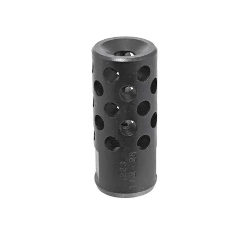 Ruger 90486 Radial Port Muzzle Brake 223 Rem,5.56x45mm NATO 1/2"-28 tpi 1.75" Black Oxide Alloy Steel
