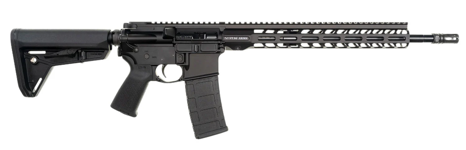 Stag Arms 15002001 Stag 15 .300 AAC BLACKOUT 16" 30+1 Semi-Auto Rifle, Black Anodized, Adjustable Magpul MOE SL Stock