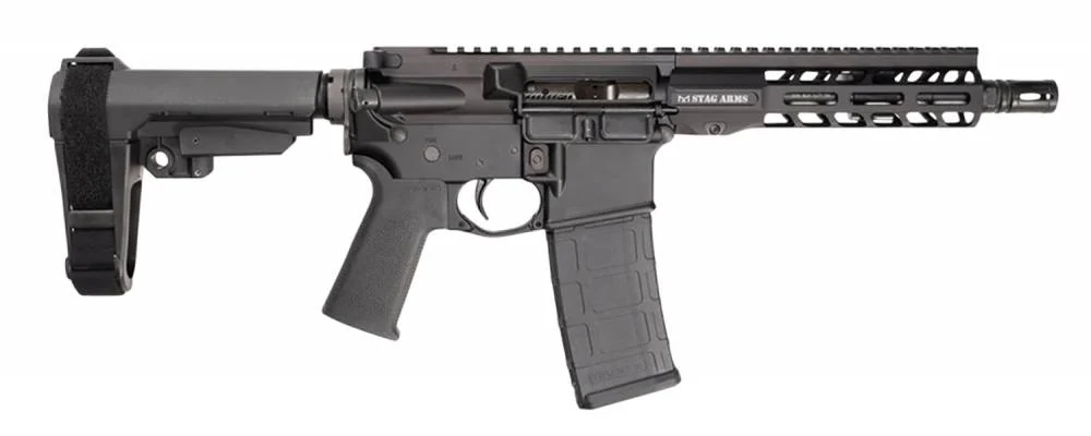 Stag Arms 15002201 Stag 15 .300 AAC BLACKOUT 30Rd Pistol - Black Anodized, SBA3 Brace, Magpul MOE Grip