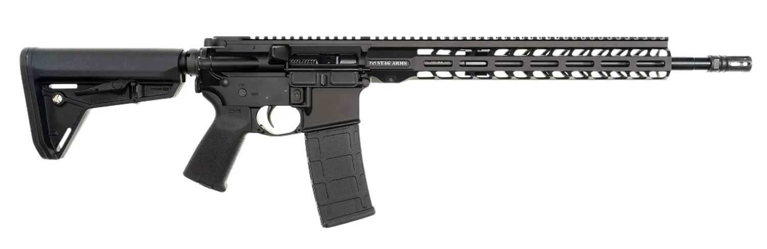 Stag Arms 15012001 Stag 15 .300 AAC BLACKOUT 16" 30Rd Semi-Automatic, Black Anodized, Adjustable Magpul MOE SL Stock, M-LOK Handguard