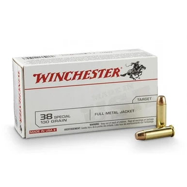 Winchester .38 Special 130gr FMJ Ammo