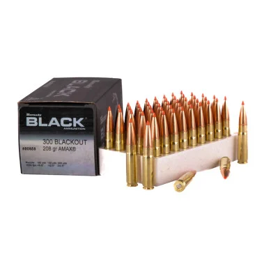 Hornady Black .300 AAC Blackout 208gr A-Max Ammo