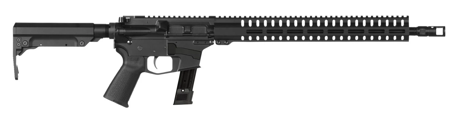 CMMG 92AE669 Resolute 200 9mm 21+1 Semi-Auto Rifle Black Hard Coat, Magpul MOE Grip, RipStock