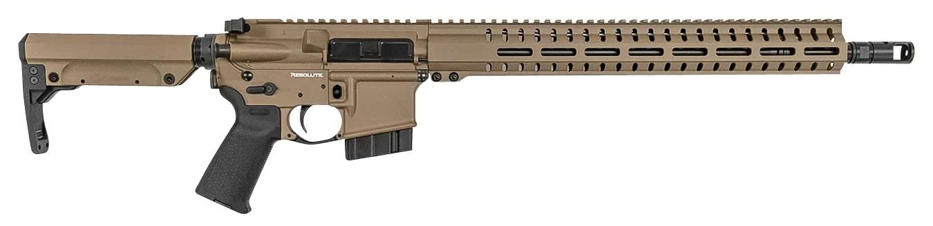 CMMG 60A10D7-FDE Resolute 300 MK4 6MM ARC 10+1 Semi-Auto Rifle, Flat Dark Earth Cerakote, 6-Position RipStock
