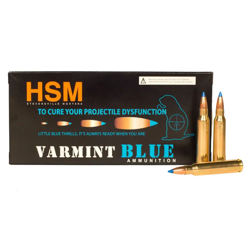 HSM HSM22354N Varmint223 Rem 55 gr Sierra BlitzKing 20 Bx/ 25 Cs