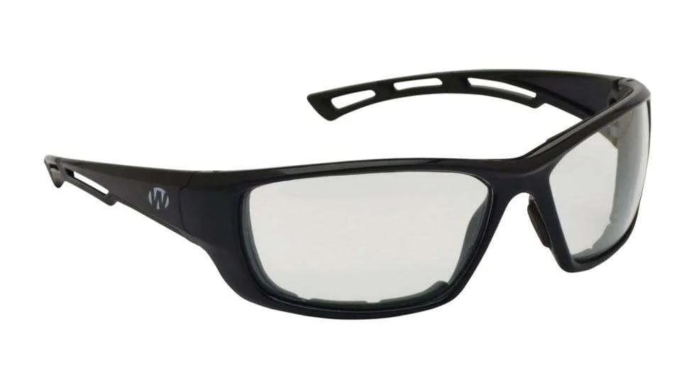 Walkers GWP-SF-8280PAD-CL Safety Glasses 8280 Polycarbonate Clear Lens w/Black Frame w/Padding