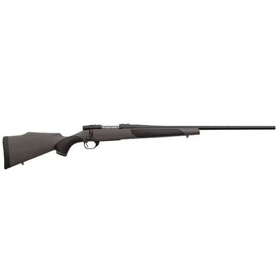 Weatherby VGT65PPR4O Vanguard Accuguard 6.5 PRC 3+1 26" Black w/Gray Webbing Fixed Monte Carlo Griptonite Stock Matte Blued Right Hand
