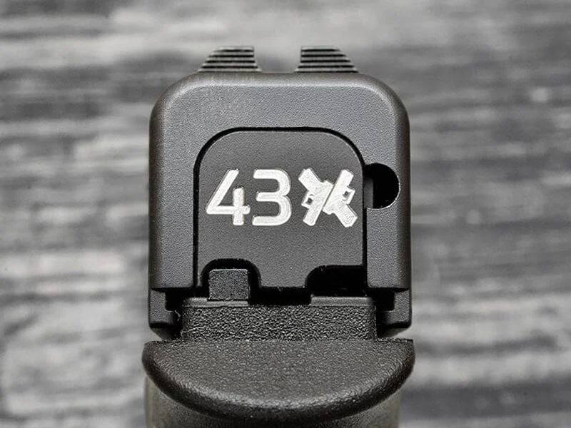 Milspin 43X Cross Pistols Slide Back Plate