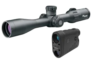 Sig Sauer Electro-Optics SOT44114LRVP Long Range Value Package4-16x 44mm Obj 24.10 ft @ 100 yds FOV 30mm Tube Illuminated MRAD DEV-L