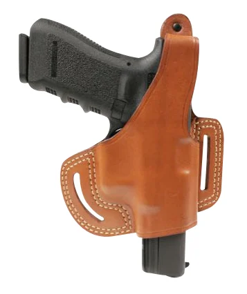 Blackhawk 421128BNR Belt Slidewith Thumb Brake Brown Leather OWB S&W M&P Right Hand