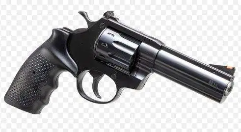 Rock Island AL22B AL22 .22 LR 9Rd Revolver Black Rubber Grip, Blued Finish