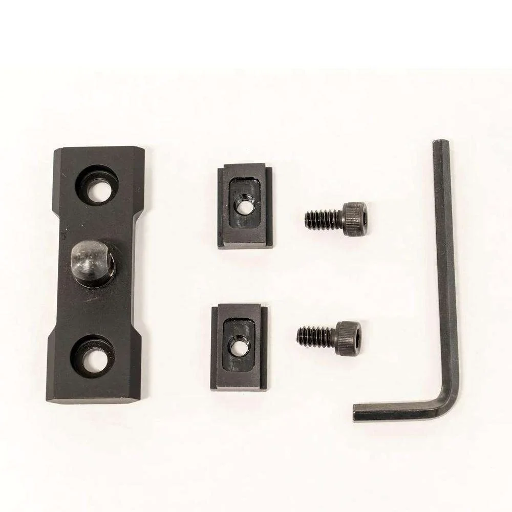 Grovtec US Inc GTSW325 Anschutz T-Nut M-LOK Rail Adapter Steel & Aluminum Rifle