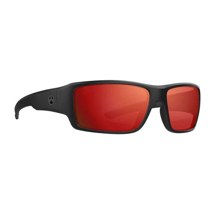 Ascent Glasses Black Frame/Gray Lens Red Mirror Polarized