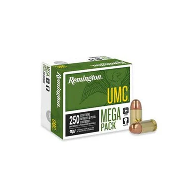 Remington .380 Auto UMC 95gr FMJ Ammo - 250 Rounds