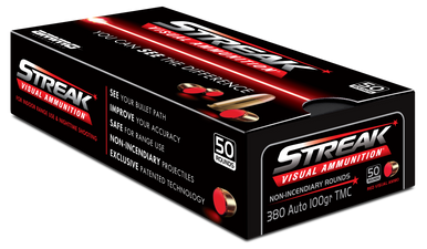 Ammo Inc .380 Auto Streak 100gr Red TMC Ammo