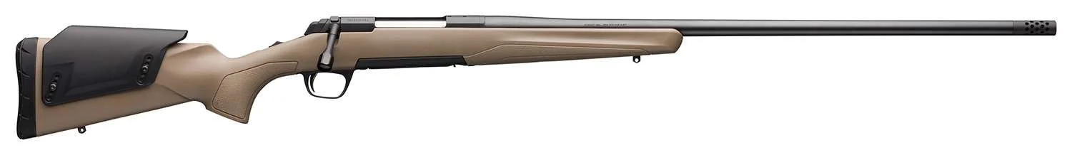Browning 35510299 X-Bolt 6.8 WESTERN 4 Rounds Bolt Action: Synthetic stock, adjustable comb, heavy sporter barrel, removable muzzle brake.