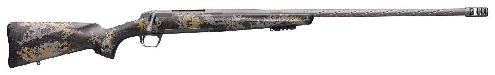 Browning 35541297 X-Bolt .300 PRC 3+1 Bolt Rifle: Lightweight Mountain Profile, Fluted Barrel, Tactical Finish
