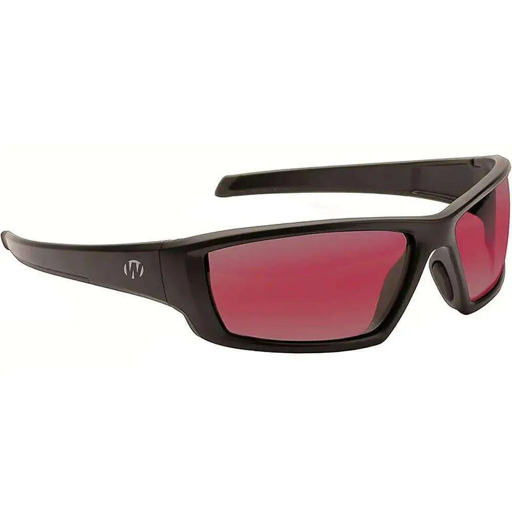 Walker's GWP-IKNFF4-ROS Ballistic Eyeware IKON Vector Rose Lens Matte Black Full Frame Glasses