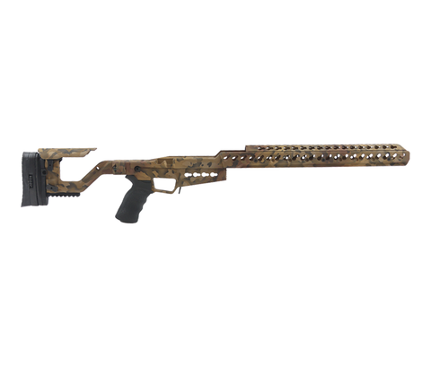 Accuracy International: Lurk 5280 AT-X AICS, Remington 700 SA, 16" Chassis, Fixed,w/ Long Bridge