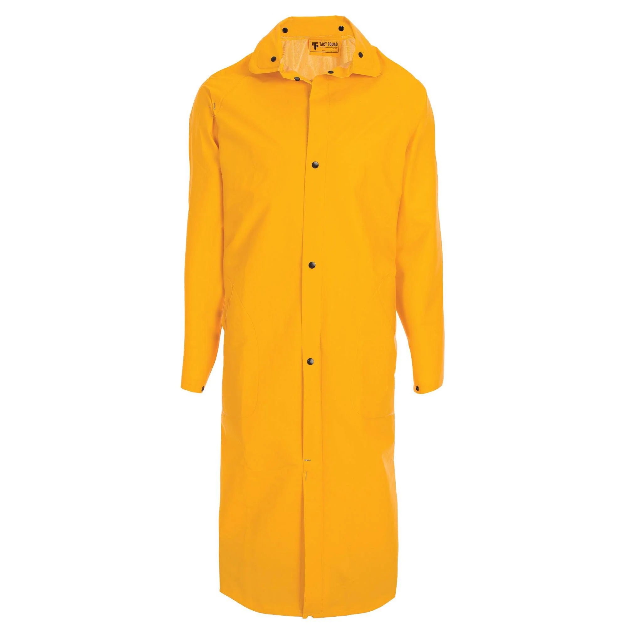Tact Squad PVC Coated Raincoat w/ Removable Hood -6011