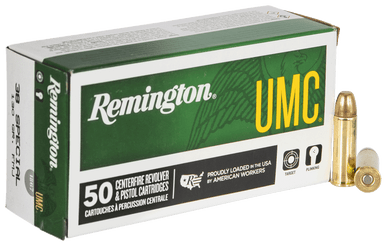 Remington .38 Special UMC 130gr FMJ Ammo