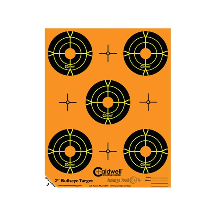 Caldwell Orange Peel Bullseye Target 2" - 10 Pack