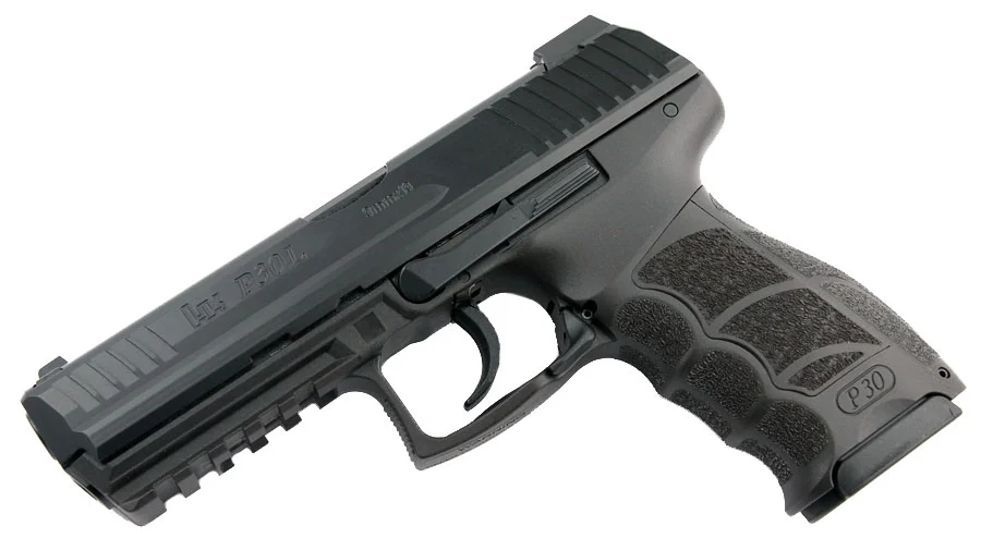 H&K P30L Long Slide 9mm, Light LEM, Night Sights, V1, 3 Mags